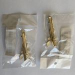 Set Of 2 Butterfly‎ Alloy Rhinestone Imitation Pearl Fashion Hair Clips Gold Photo 10