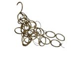 Olia signed Golden ring chain link long necklace Gold Photo 7