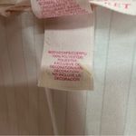 Victoria's Secret Victoria’s Secret Glazed Satin Long Pajama Set Striped Medium Pink Photo 7