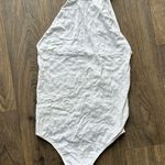 Free People Intimately  White Stretch Eyelet Sleeveless Bodysuit Size M/L Photo 0