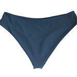 🔃Blue High Cut Bikini Swimsuit Bottom Size L Photo 1