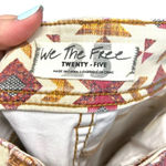 Free People  Wild Child Skinny‎ Jeans Geometric Printed Aztec Size 25 Photo 9
