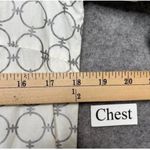 Gretchen Scott Designs Dress Women XS White Silver Embroidered Sheath All Cotton Photo 4