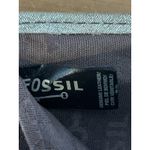 Fossil Genuine Leather Suede Trifold Wallet Zipper Coin Pocket Photo 6