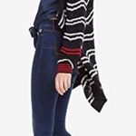 Desigual NWT  Nautical Stripped Open Front Wool Blend Cardigan Large Photo 2