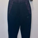 Nike NWT Tech Pack Black Capri Sweats Zip Up Legs Pockets Sweatpants Photo 0