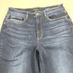 Judy Blue Wide Leg High Rise Dark Wash Cropped Raw Hem Jeans JB82517DK Size 16W Photo 5