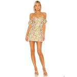 Majorelle floral off shoulder flamingo mini dress cocktail fairy feminine small Photo 1