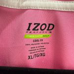 IZOD Performance Golf Pink and White Polo Shirt XL DriFit Cool Fx Photo 1