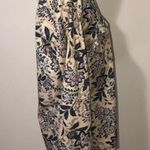 Womens size M Western Shirt Rodeo Snap Front Beige Floral Print Cowgirl Unisex Size M Photo 7