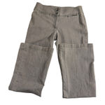 Anne Klein EUC  Wide Leg Button Zip Fly Gray Stretch Jeans Womens Size 2 Photo 0