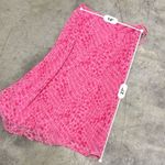 Cato Vintage retro hot pink dotted chiffon maxi wrap skirt Photo 1