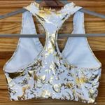 Lilly Pulitzer Gold Shoreline Foil LINDSAY SPORTS BRA Luxletic UPF50+ medium Photo 2