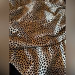 Ellen Tracy One Piece Swimsuit, High Neck with Keyhole Cutout Wheat, Speckled Photo 7