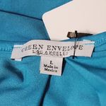 Green Envelope Turquoise Surplice V Photo 4