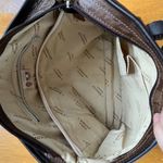 IMEDICI Firenze Leather Tote Purse Shoulder Bag Zip Around Italian Medium Size Brown Photo 9