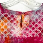 J.Crew Size 6 Top Handmade Tie Dye Embroidered Linen Pink Preppy Boho 1092 Photo 13