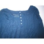 Womens New Womens Open Knit Sweater Dunnes 14 Navy Blue Linen Viscose St Bernard Photo 3
