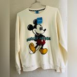 Disney Mickey Mouse Colored Pencil Sketch Fleece Sweater White size med Photo 5