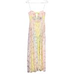For Love & Lemons NWT Blossoms Maxi Dress Size Medium in soft pink and yellow Photo 4