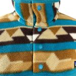 Patagonia Synchilla Snap T Fleece Guatemalan Tango Bear Brown Aztec Print Small Photo 6