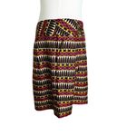 Milly NWT  Silk Skirt with Etched Large Artisan Buttons Size 12 Photo 4