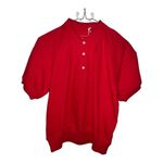 Everlane NWT  The Organic Cotton Big‎ Red Polo Short Sleeve Shirt Small Photo 2