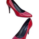 Donald Pliner Antique Red Patent Leather Shoe New Pump Flexible Sole $275 NIB Size 6 Photo 2