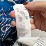 Kenzo Blue Knit Graffiti Typography A Line Dress Photo 6