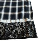 Desigual  Sleeveless Dress Patch Plaid Lace Shift Fit Size 38 10 Women's US Photo 6