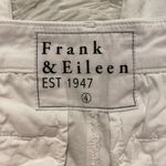 Frank & Eileen  Wicklow Chino Cotton Pants in White Size 4 Photo 6