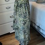 YA Los Angeles Jungle Dress Wrap High Low Strapless Beach Off Shoulder Medium Photo 7