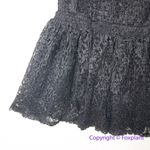 Free People New! One Party Carina Meadow Black Lace Mini Dress Bandeau , size M Photo 10