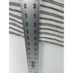 Tahari 100% Linen Dress Women S Blue White Relaxed Coastal Beachy Resort Cruise Photo 5