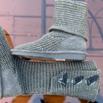 BEARPAW WOMEN's night tall grey boots size 6 Photo 6