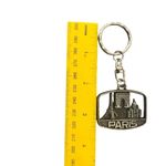 Vintage Mirel PARIS Keychain Made in France Silver Metal Photo 10