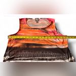 Chico's Size 2 Large Sleeveless Swing Dress Abstract Geometric Print Stretchy Photo 4