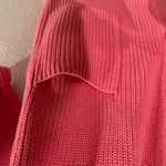 Frye NWT  Women's Coral Pink Knit Cardigan & Tank Set M 100% Cotton Cozy‎ Stylish Photo 7