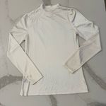 Red by BKE Mock Neck Rhinestone Pleated Shoulder Long Sleeve Top Women’s Large Photo 6