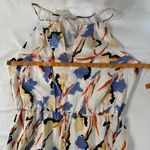 Joie NWT  Huston Dress Floral Halter Abstract Floral Tiered Cotton Blend Size L Photo 6
