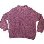 Cupcakes and Cashmere  Mock Neck Knit Sweatert Medium Photo 0