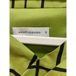 René Lezard Green Black Windowpane Check Sheath Dress Size 44 Career AS IS Green Photo 5