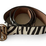 Zebra Jean Belt White Photo 0