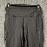 Lululemon Wunder Train High Rise Crop Leggings Womens 4 Black Logo Workout Yoga Photo 2