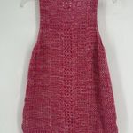 Gap  Pink Crochet Open Knit Tank Top Boho Beachy Racerback Sleeveless Size M Photo 4
