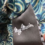 Mary Maxim Elegant Blue Quilted Tote Bag with Paisley Design Photo 4