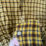 RE/DONE  Plaid Shirt in Gold Tan Photo 4