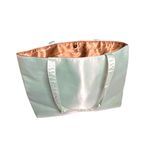 Jean‎ Paul Gaultier bag satin pastel mint green shopper tote Golden brown Inside White Photo 1
