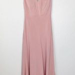 Jenny Yoo  Collection Blush Pink V Neck Sleeveless Bridesmaid Dress Photo 2