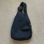 Embark One Shoulder Backpack Bag Like New Grey Pink Carryall Travel School Pack Photo 4